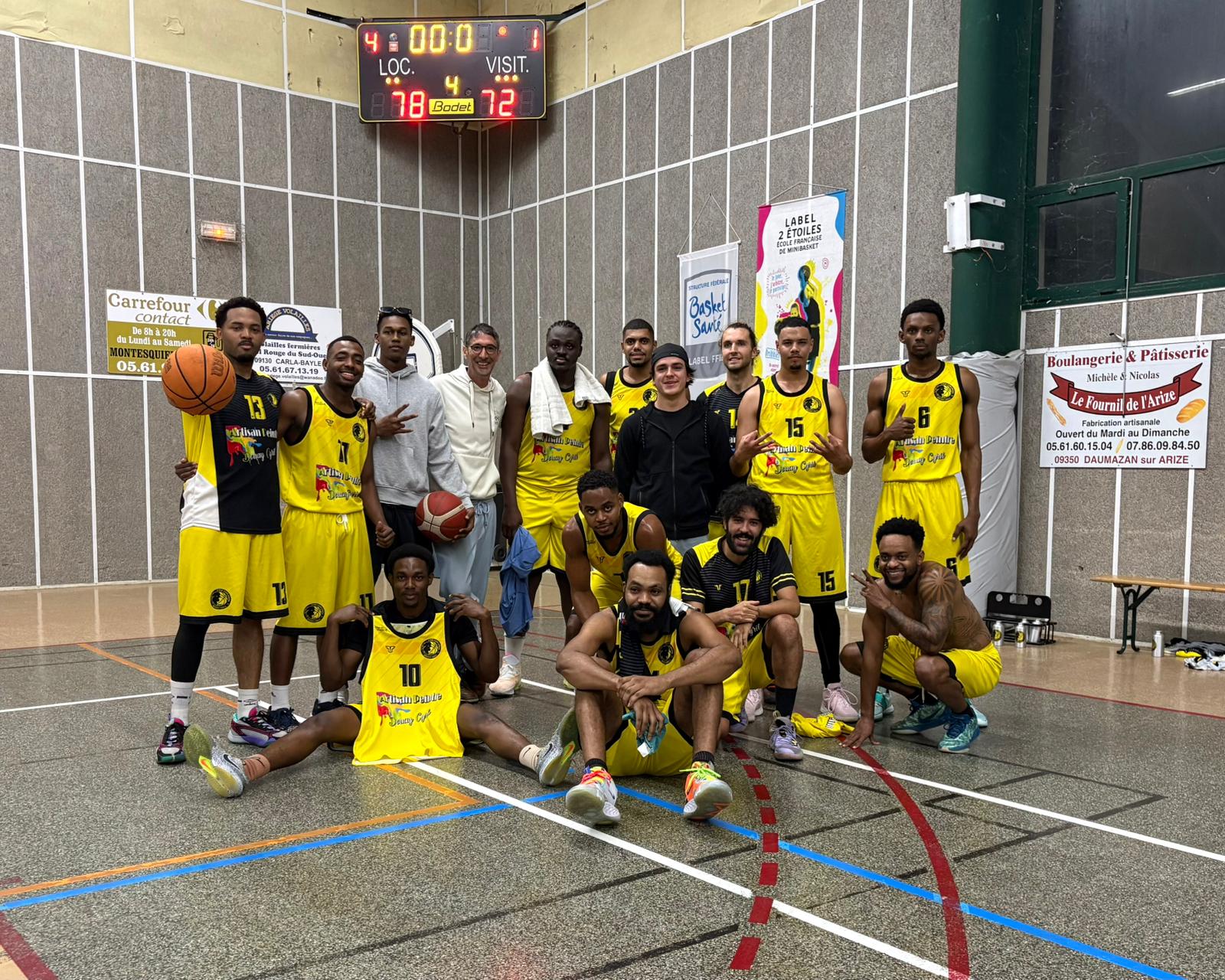 Équipe de basket Séniors du Coq Carlanais